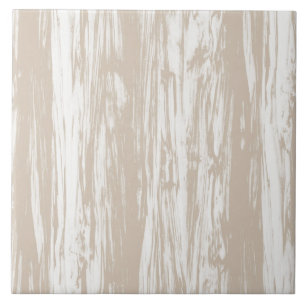 Carreau Motif en bois de chauffe - tan taupe et blanc
