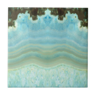 Carreau Motif en cristal de Geode de poudre d'agate légè