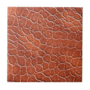 Carreau Motif en cuir