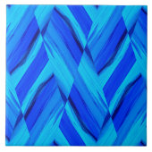 Carreau Motif en marbre bleu Cobalt complexe (Devant)