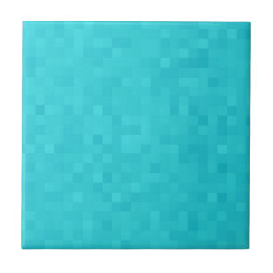 Carreau Motif en mosaïque bleue Aqua,