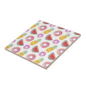 Carreau Motif en pastel de flotteur de piscine d'aquarelle (Côté)