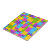 Carreau Motif en plastique de blocs de construction (Côté)