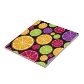 Carreau Motif et arrière - plan oranges (Côté)