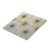 Carreau Motif étoile éclatée moderne du milieu du siècle (Côté)