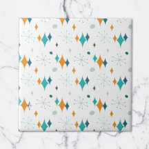 Motif étoile Retro atomique Starburst
