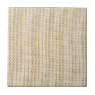 Carreau Motif Faux burlap