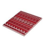 Carreau Motif Festif Noël Snowflake (Côté)