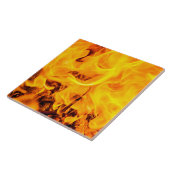 Carreau Motif Feu Et Flames (Côté)