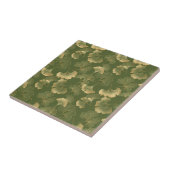 Carreau Motif feuille d'or moderne (Côté)