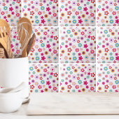 Carreau Motif Fleur Cute Daisy