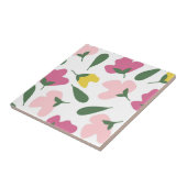 Carreau Motif Fleur transparent (Côté)