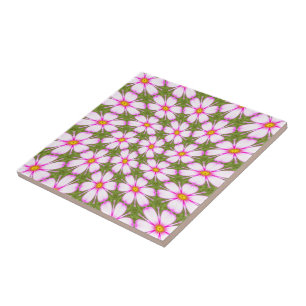 Carreau Motif Fleurs Cosmos