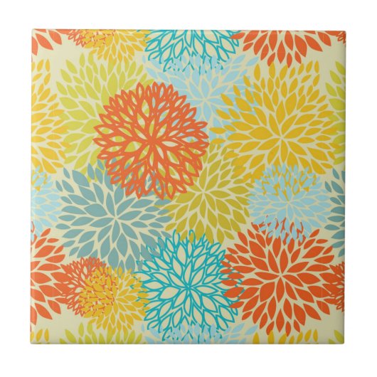 Carreau Motif floral 3 (Devant)