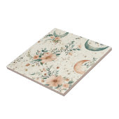 Carreau Motif floral céleste (10) (Côté)