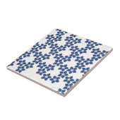 Carreau Motif floral de myosotis (Côté)