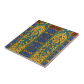 Carreau Motif floral persan décoratif complexe (Côté)