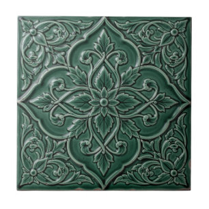 Carreau Motif floral persan Henry Dearle Conception floral