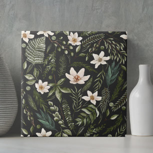 Carreau Motif floral sans couture à l'aquarelle de fleurs