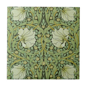 Carreau Motif floral vintage Pimpernel de William Morris