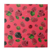 Carreau Motif framboise (Devant)