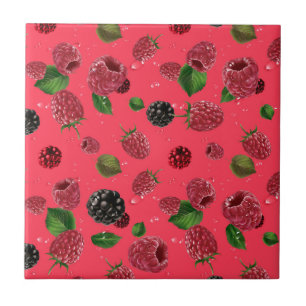 Carreau Motif framboise