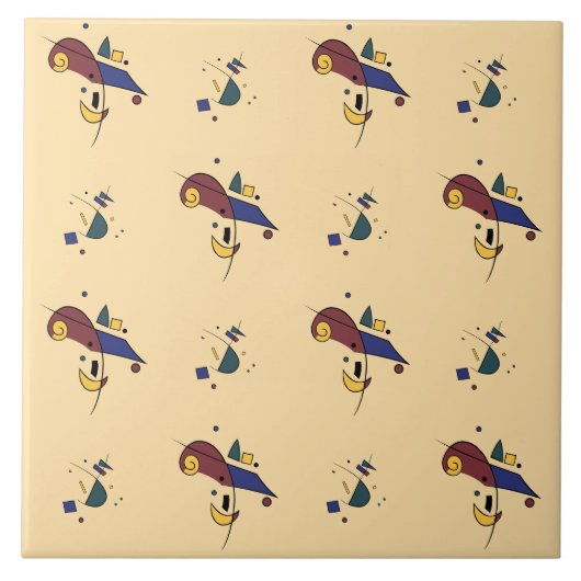 Carreau Motif géométrique Abstrait (Devant)