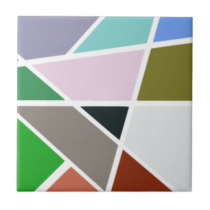 Carreau Motif géométrique abstrait - la moitié du sièc