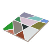 Carreau Motif géométrique abstrait - la moitié du siècle, (Côté)