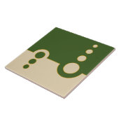 Carreau Motif géométrique, abstrait, moderne, cercles (Côté)