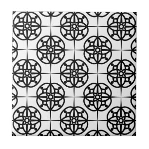 Carreau Motif géométrique ambiance rétro chic