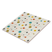 Carreau Motif géométrique atomique moderne du milieu du si (Côté)