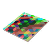 Carreau Motif géométrique audacieux de cube (Côté)