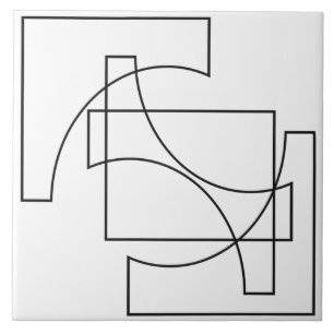 Carreau Motif Géométrique Branché