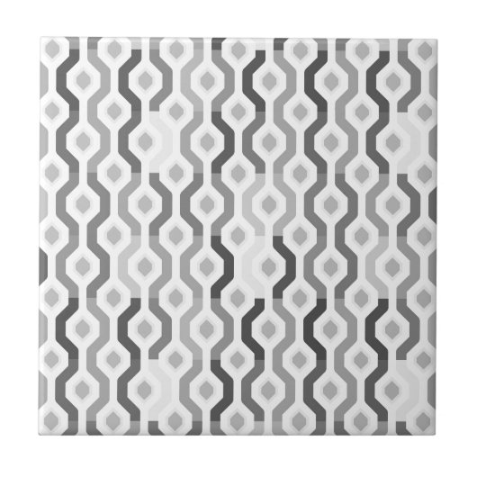 Carreau Motif géométrique de lien de mod de la moitié du (Devant)