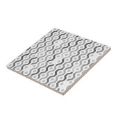 Carreau Motif géométrique de lien de mod de la moitié du (Côté)