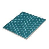 Carreau Motif géométrique d'hexagone de turquoise à la (Côté)