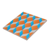 Carreau Motif géométrique du cube 3d - rétro conception (Côté)