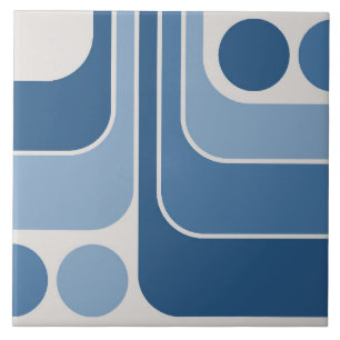 Carreau motif géométrique les années 70 style Vintage rétr