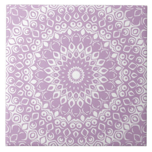 Carreau Motif géométrique Lilac Mandala