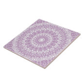 Carreau Motif géométrique Lilac Mandala (Côté)
