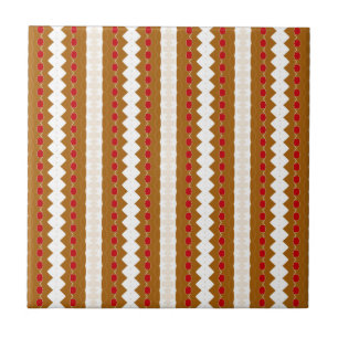 Carreau Motif géométrique moderne de terre