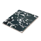 Carreau Motif géométrique moderne gris bleu (Côté)