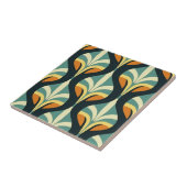 Carreau Motif géométrique moderne stylisé du milieu du siè (Côté)