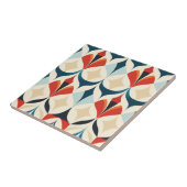 Carreau Motif géométrique moderne stylisé du milieu du siè (Côté)