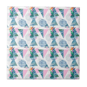 Carreau Motif géométrique tropical
