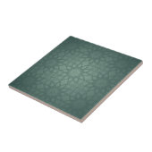 Carreau Motif géométrique vert sauge (Côté)