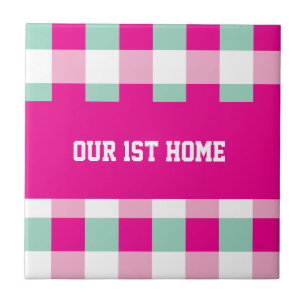 Carreau Motif Gingham Notre 1ère Maison