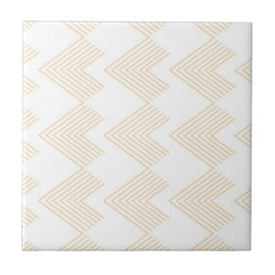 Carreau motif graphique simple et moderne en forme de flèc