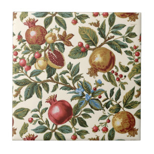 Carreau Motif Grenade de William Morris Fruit